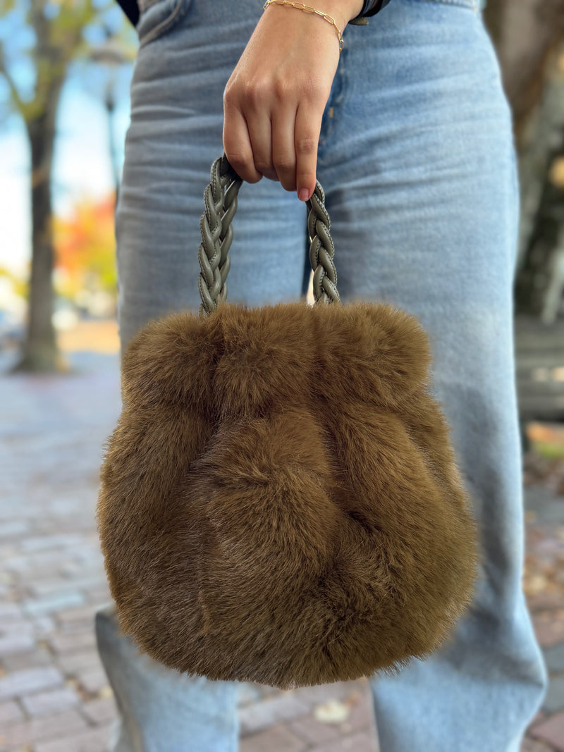 Alex Max Faux Fur Bag Erica Wilson
