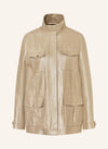 Laminated Linen Field Jacket
