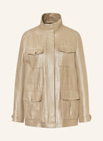 Laminated Linen Field Jacket