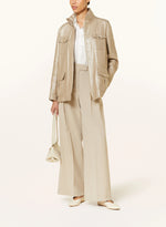 Laminated Linen Field Jacket
