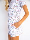 Multicolor Clambake Short PJ Set