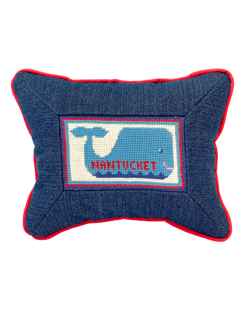 Nantucket Whale Ornament