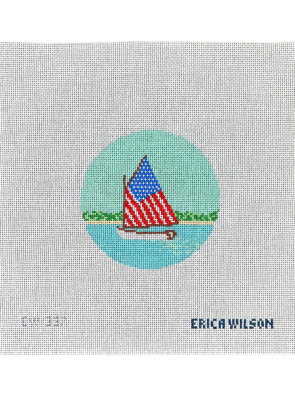 American Flag Sailboat