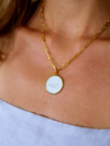 Gold Large Nantucket Medallion