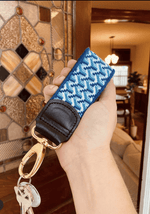 Y Pattern Key Chain Canvas