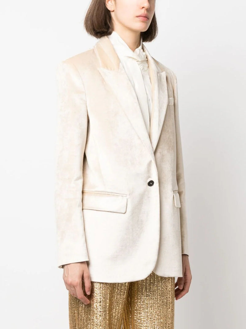 Cotton Viscose Velvet Jacket