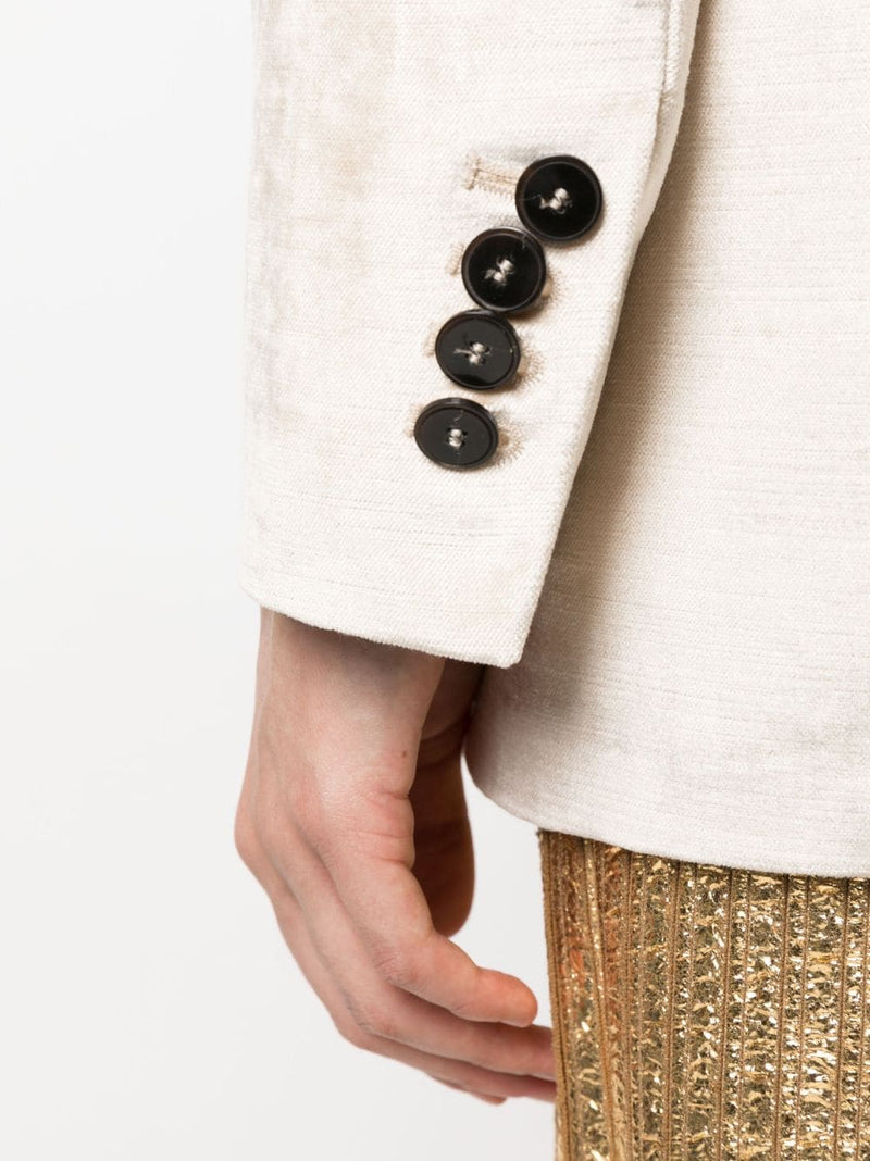 Cotton Viscose Velvet Jacket