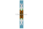 Rabbit with Carrots Key Fob