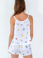Vicki Tank Floaty Flowers