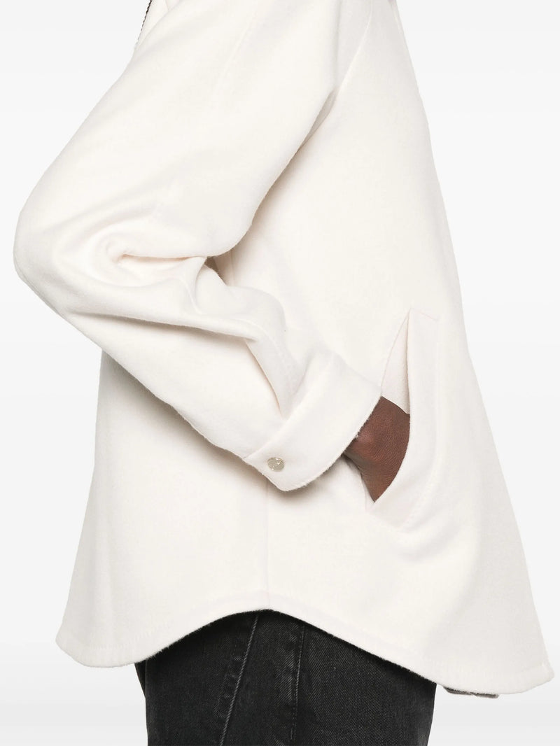 Virgin Wool Shirt Jacket