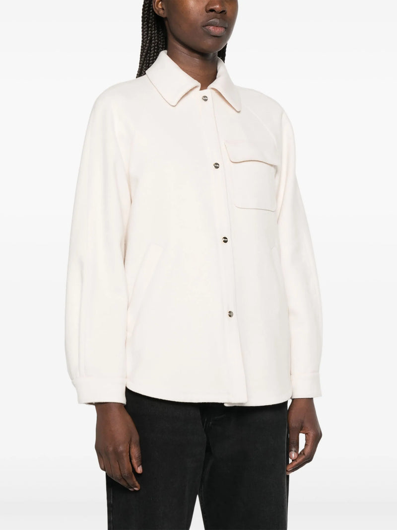 Virgin Wool Shirt Jacket