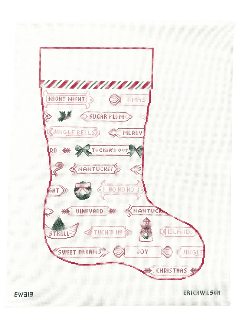 Tuck'd In Quarter Board Holiday Stocking