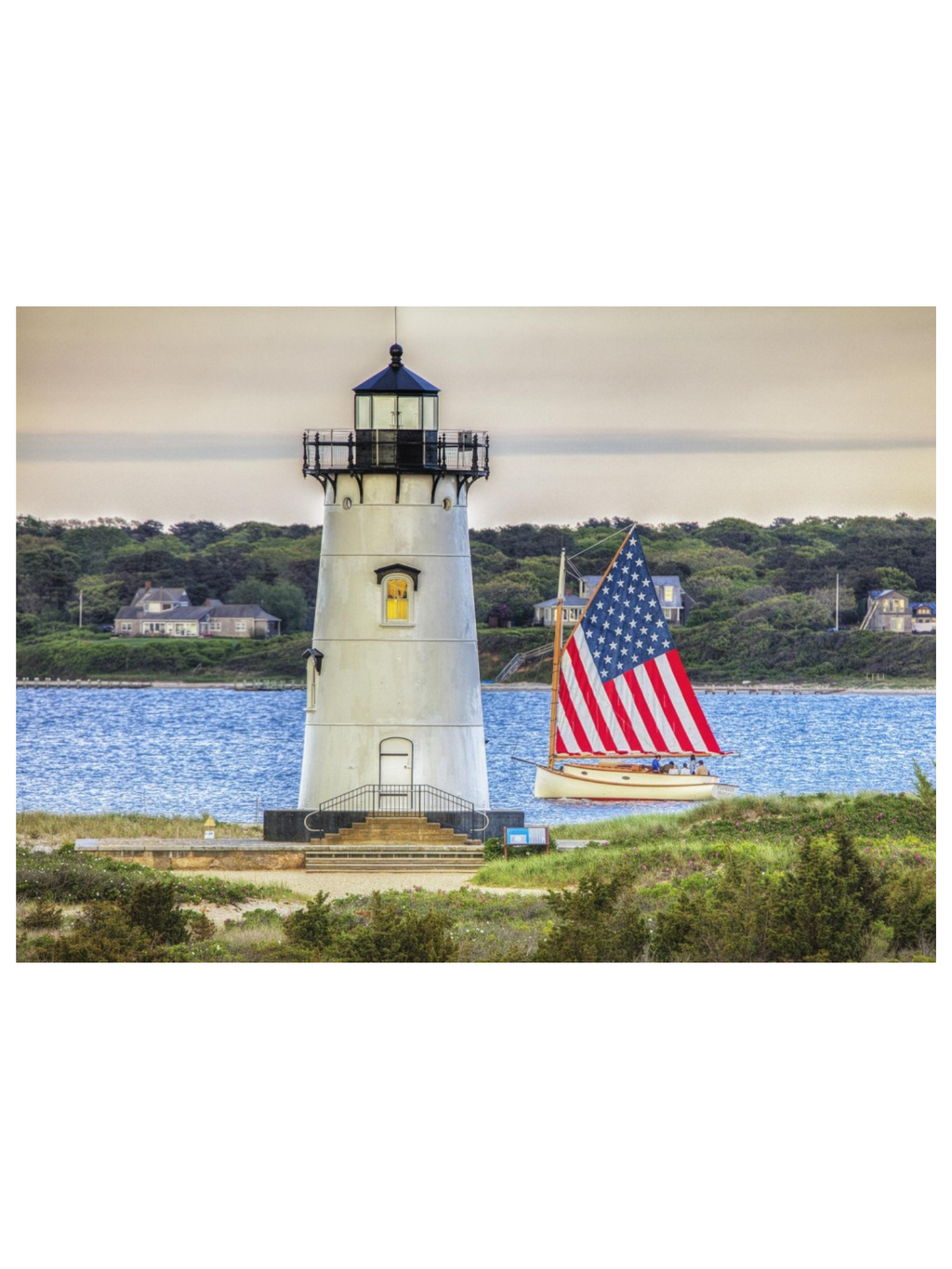 Edgartown Lighthouse Pillow