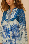 Off-White Palm Tree Beach Mini Dress