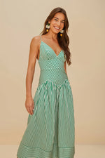 Bicolor Stripes Dress