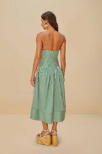 Bicolor Stripes Dress