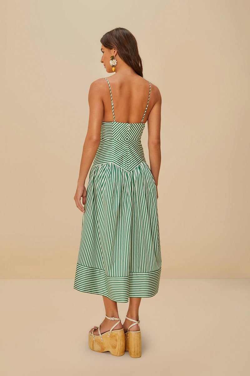 Bicolor Stripes Dress