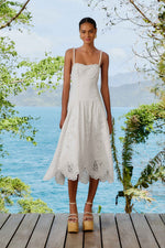 Off-White Richilieu Midi Dress