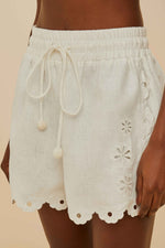 Off-White Flowers Richelieu Shorts