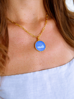 Gold Large Nantucket Medallion
