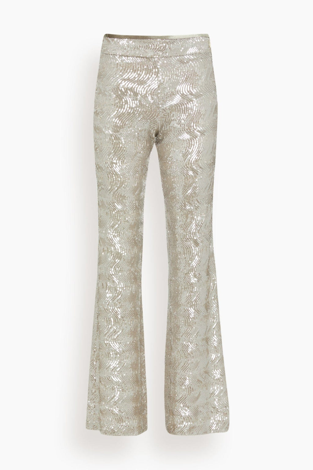 "la danza del mare" sequins flare pants