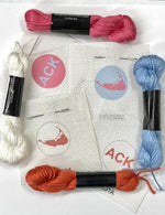 Nantucket Key Fob Canvas Insert
