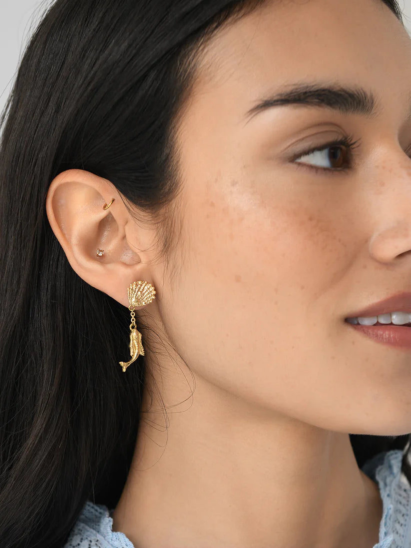 Asymmetric Drop Earrings