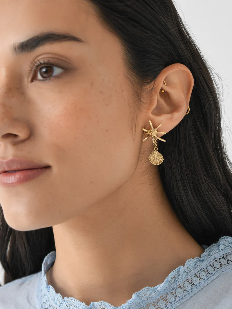 Asymmetric Drop Earrings