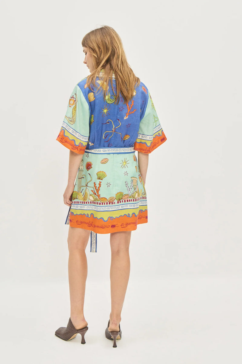 Surrealist Summer V Mini Dress