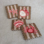 Shells & Crustaceans Coasters