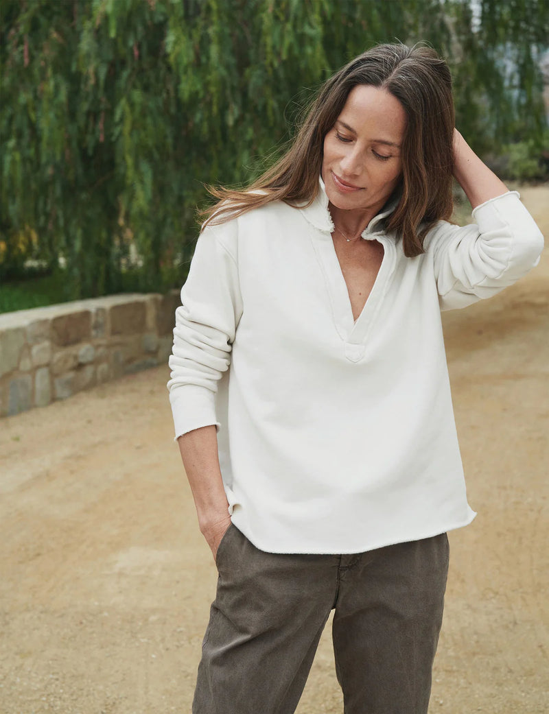 Patrick Popover Henley Triple Fleece