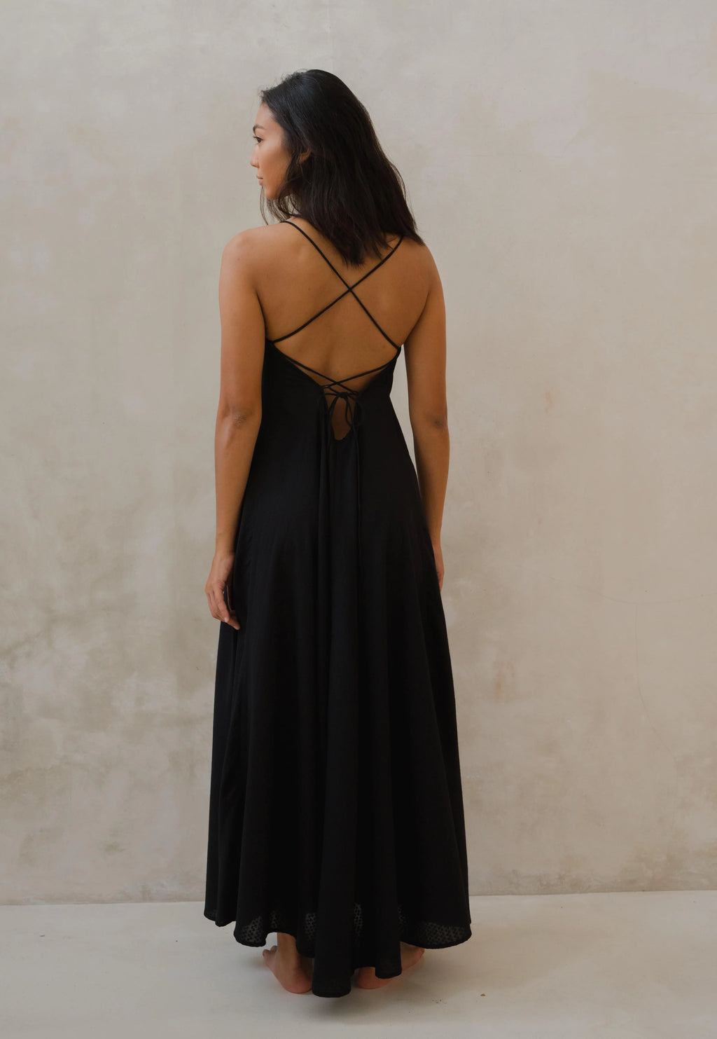 Karina Lace Black Dress