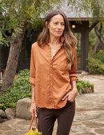 Toffee Eileen Relaxed Denim Button-Up