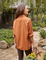 Toffee Eileen Relaxed Denim Button-Up