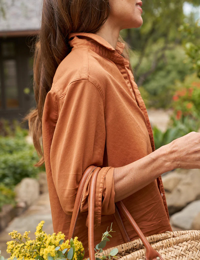 Toffee Eileen Relaxed Denim Button-Up