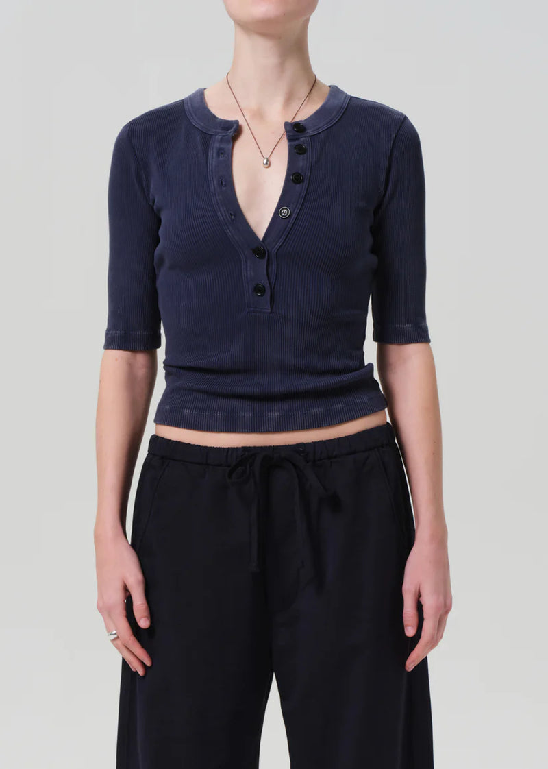 Nali Short Sleeve Henley