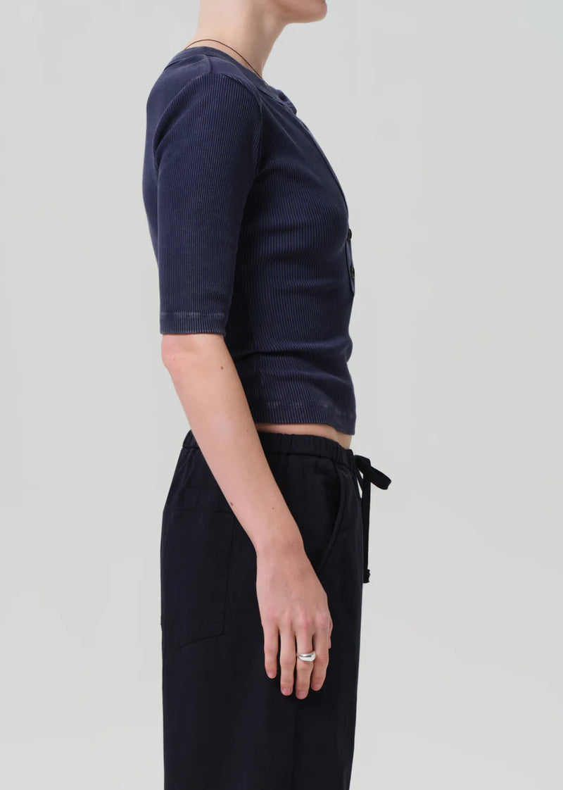 Nali Short Sleeve Henley