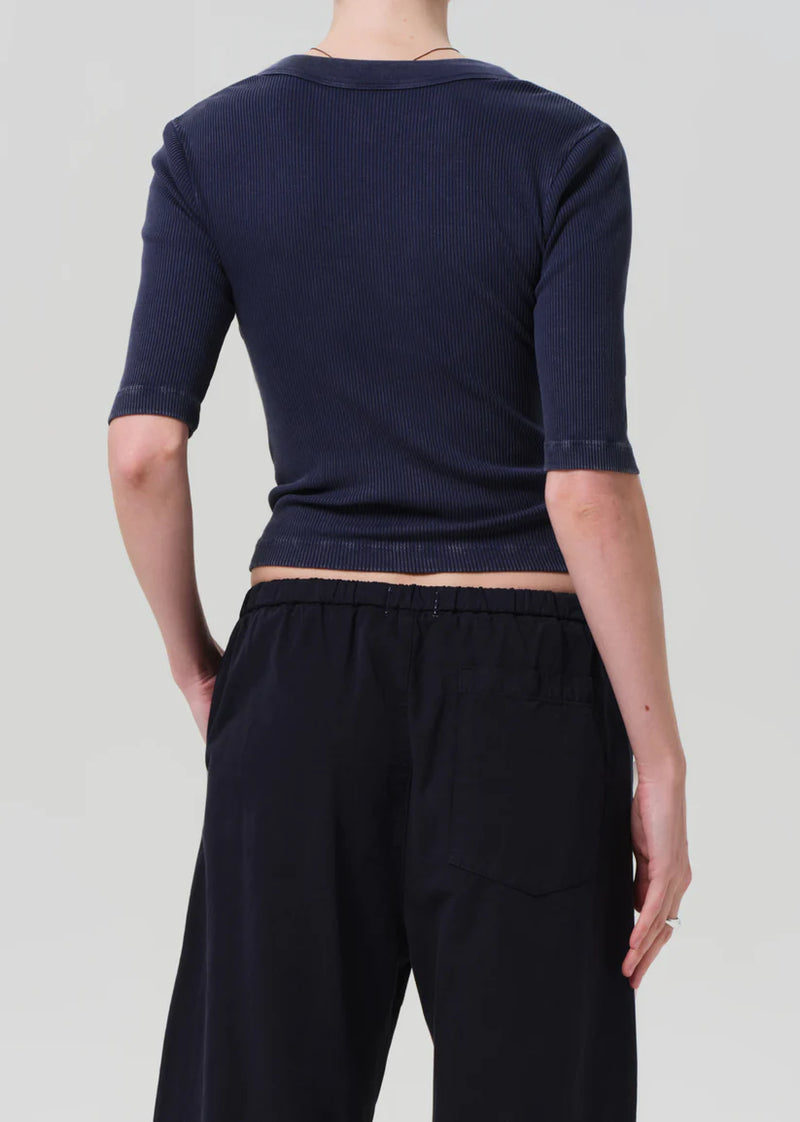 Nali Short Sleeve Henley