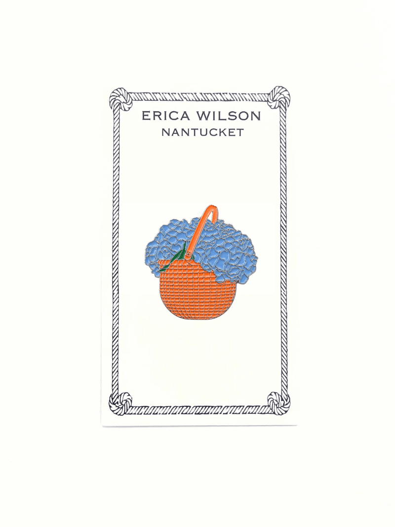 Hydrangea Light Ship Basket Needle Minder