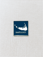 Nantucket Island Map Needle Minder