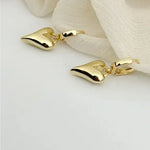 Lovefull Heart Huggie Earrings
