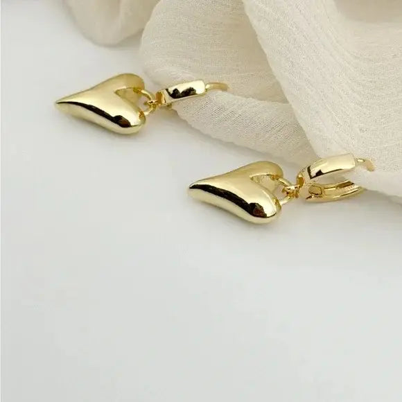 Lovefull Heart Huggie Earrings