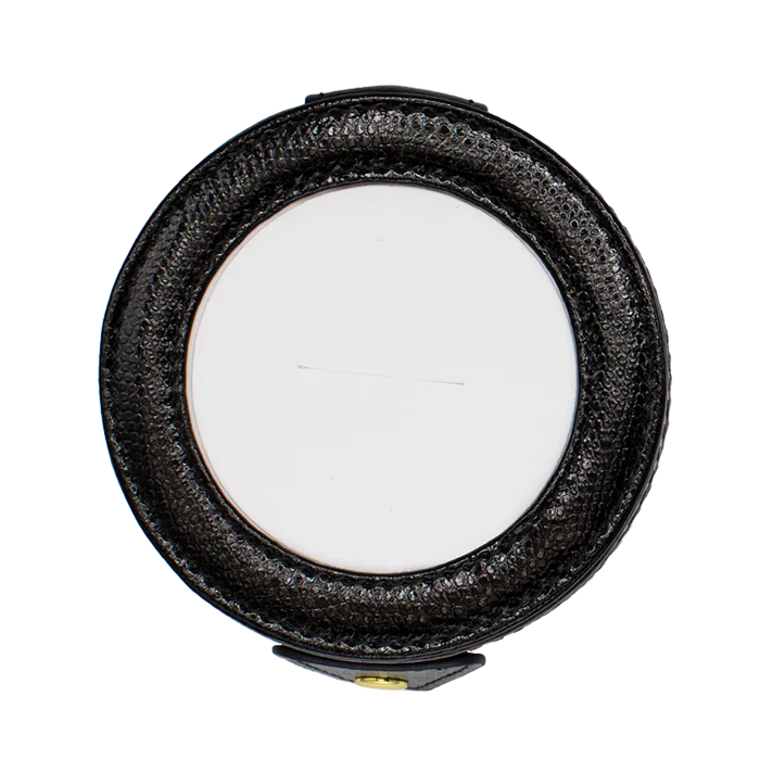 Self Finishing Round Leather Box