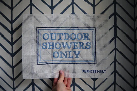 Outdoor Showers Only Blue
