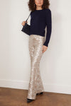 "la danza del mare" sequins flare pants