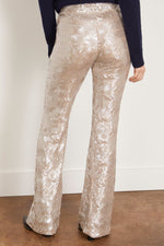 "la danza del mare" sequins flare pants