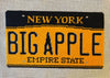 Big Apple License Plate