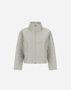 Linen Quilted Sleeve Jacket