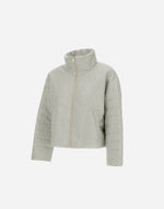 Linen Quilted Sleeve Jacket