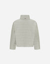 Linen Quilted Sleeve Jacket